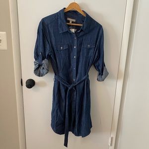 NWT Denim Shirt Dress